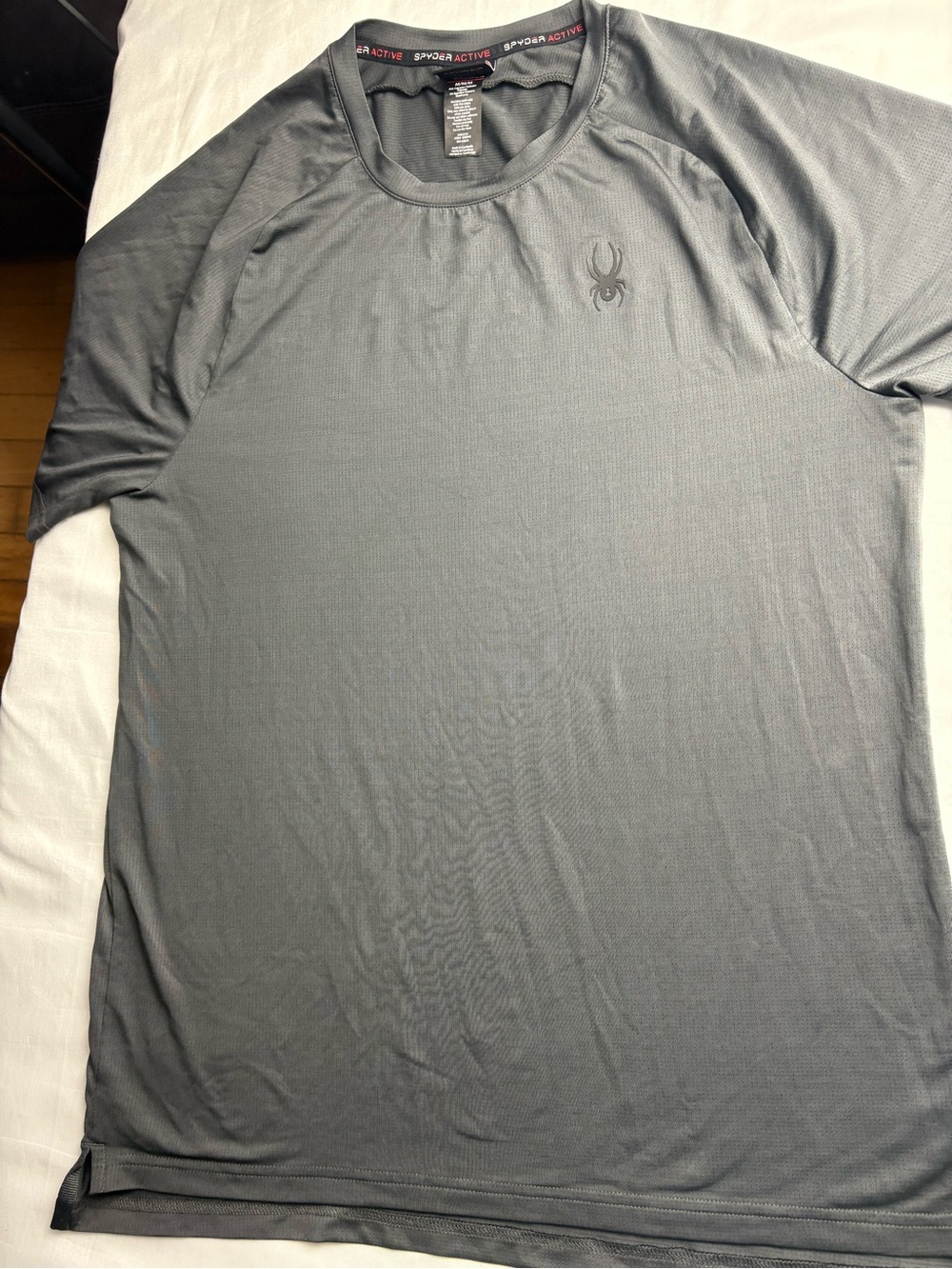 Spyder Men's Gray Short-Sleeve Performance Tee